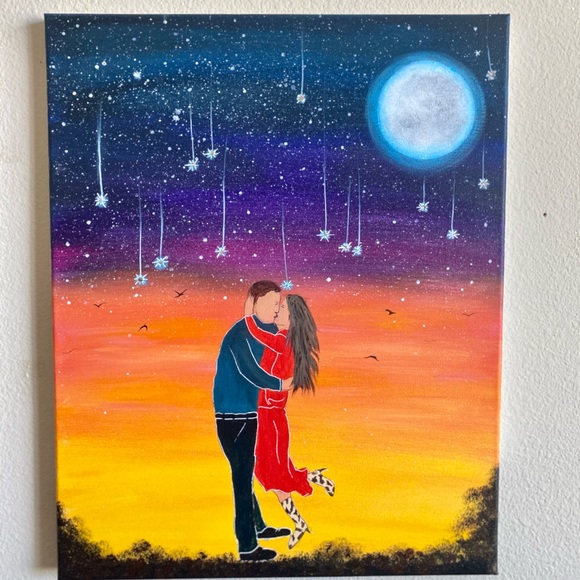 Custom couple painting